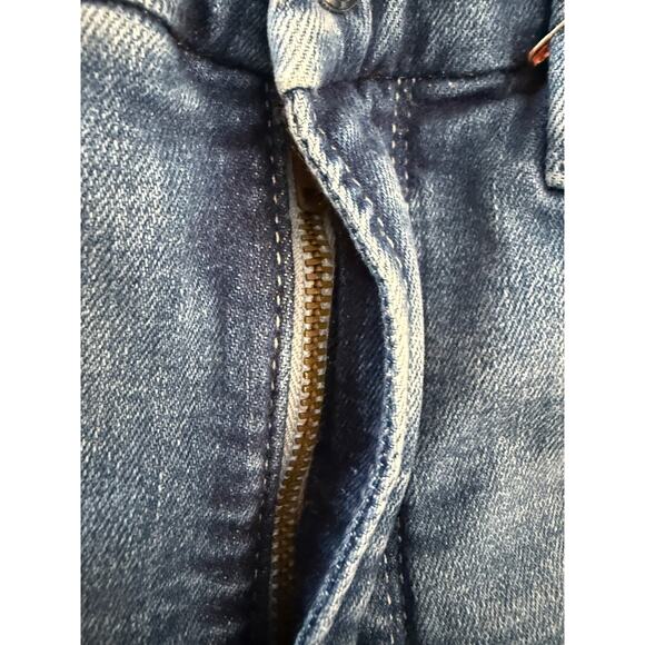 Good American Good Legs Jeans Womens 0/25 Blue Distressed Skinny Stretch Denim - Picture 5 of 11